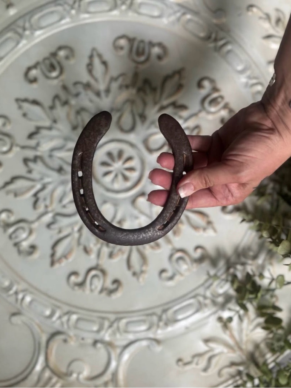 Vintage Real Worn Horseshoe Symbol of Good Luck Success Prosperity